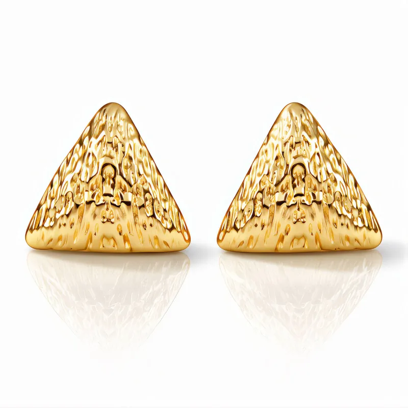 Trivelle Triangle Stud Earrings 1